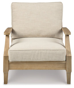 Clare View Outdoor Loveseat and 2 Lounge Chairs with Coffee Table and 2 End Tables