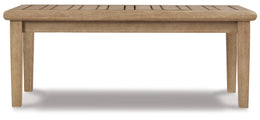 Gerianne Outdoor Coffee Table with 2 End Tables