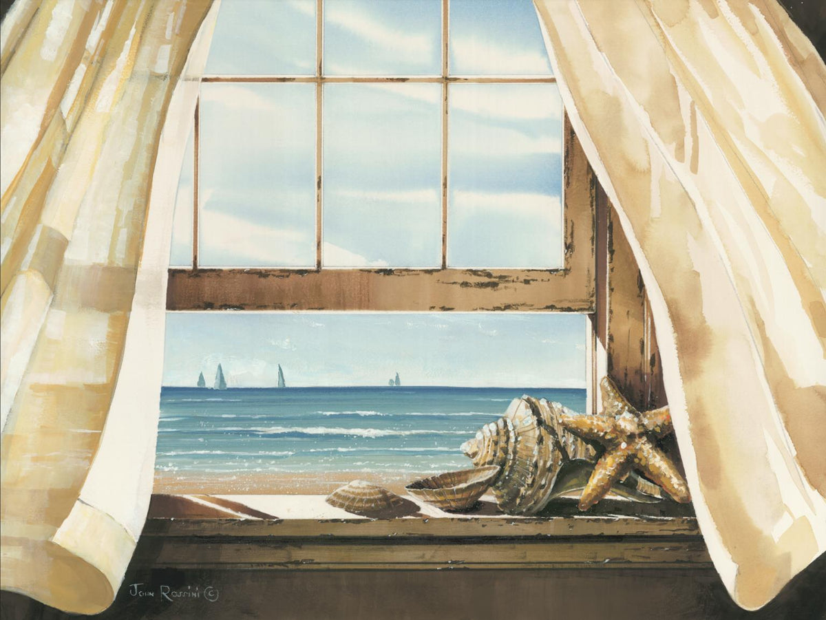 Beach Treasures By John Rossini (Small) Giclee Canvas