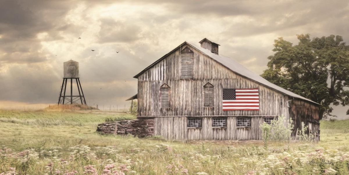 Rural Virginia Barn By Lori Deiter (Small) Giclee Canvas