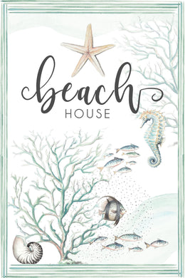 Beach House By Patricia Pinto (Small) Giclee Canvas