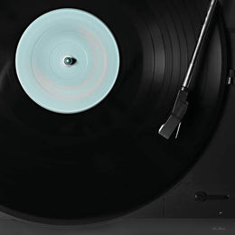 Turntable Tune By Lori Deiter (Small) Giclee Canvas