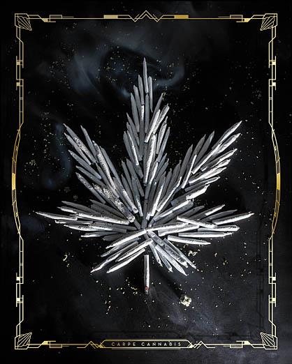 Carpe Cannabis By Jg Studios (Small) Giclee Canvas