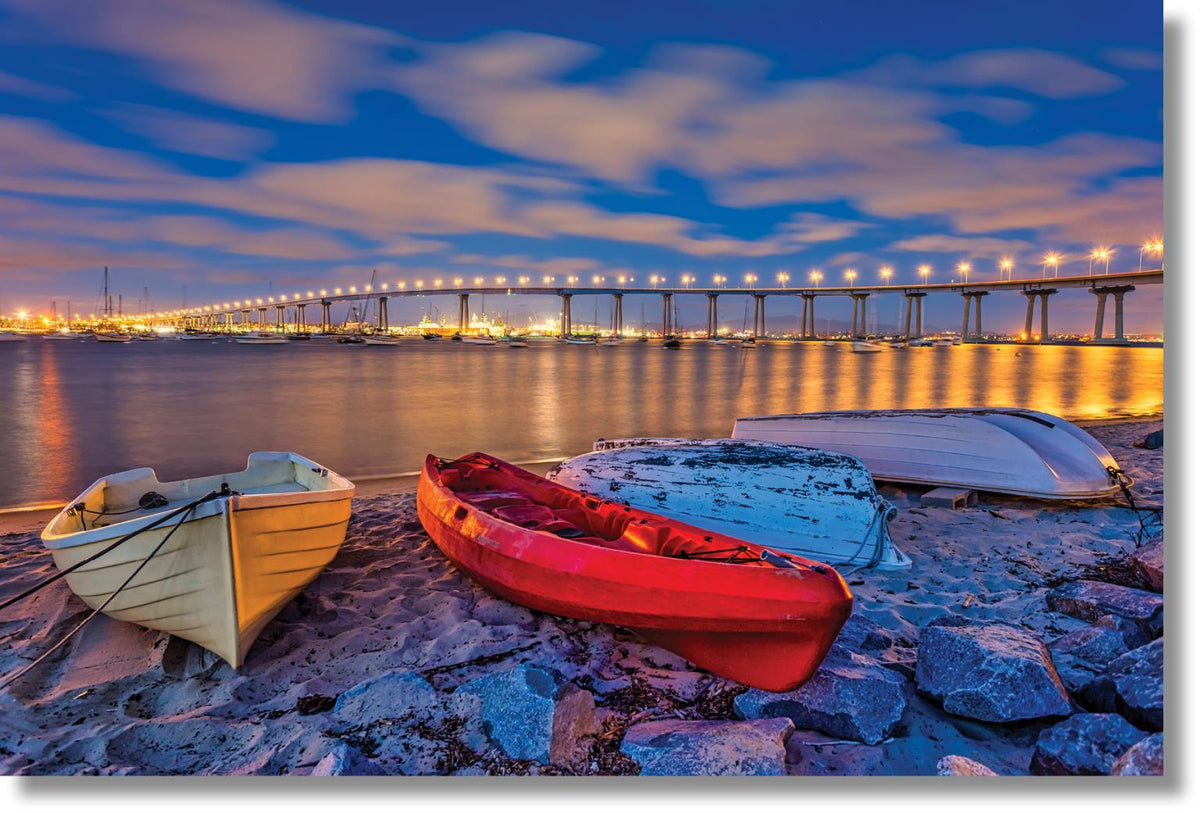 Temp Glass W/ Foil - San Diego Coronado Bridge Tempered Glass