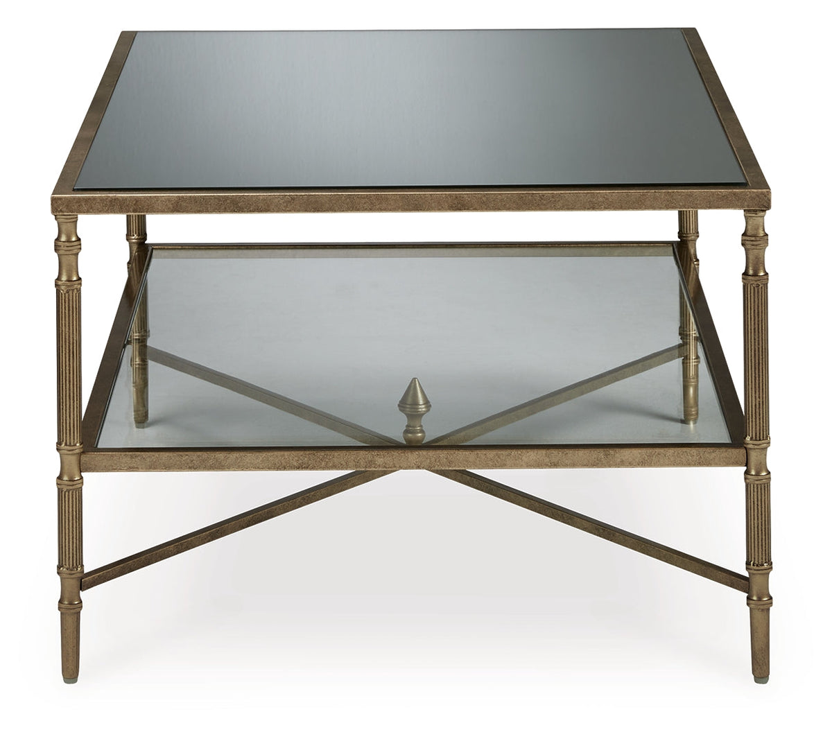 Cloverty Coffee Table with 2 End Tables