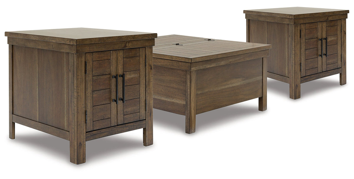 Moriville Coffee Table with 2 End Tables