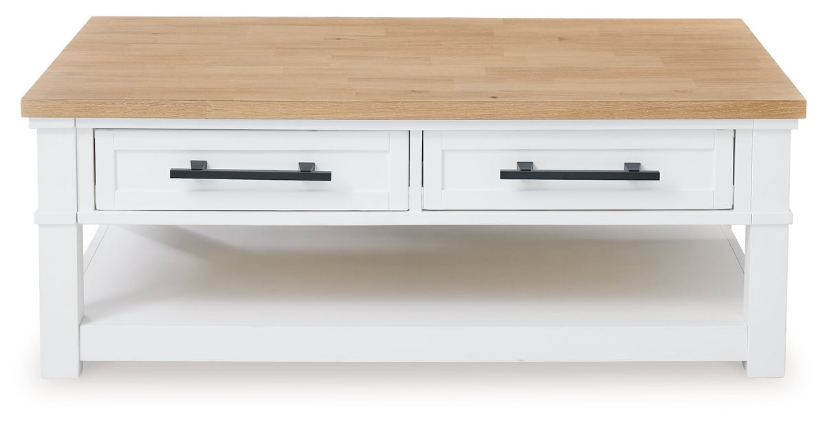 Ashbryn Coffee Table with 2 End Tables