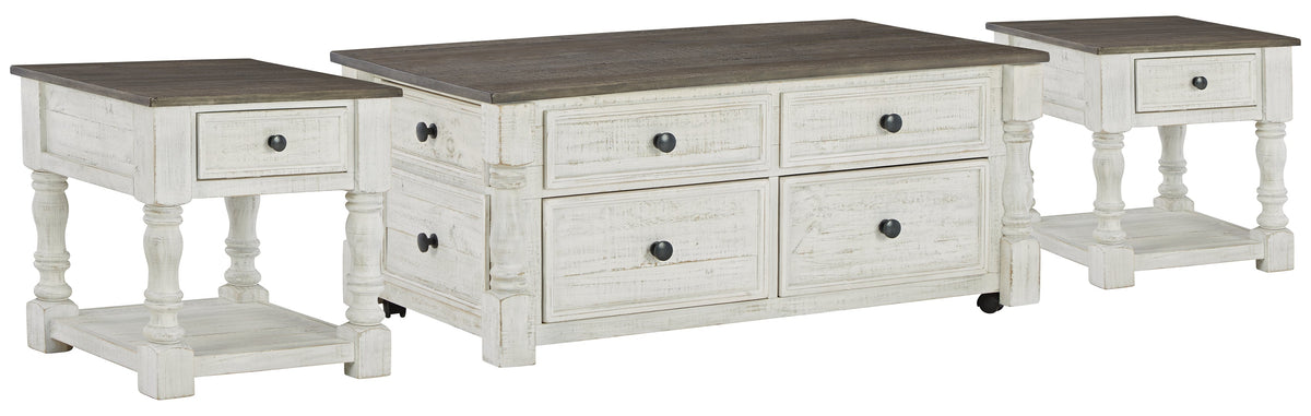 Havalance Coffee Table with 2 End Tables