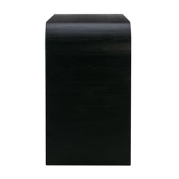 Hump 6 Drawer Black Dresser