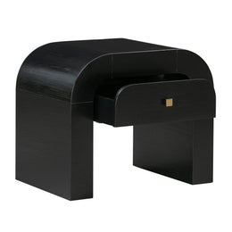 Hump Black Nightstand - UK