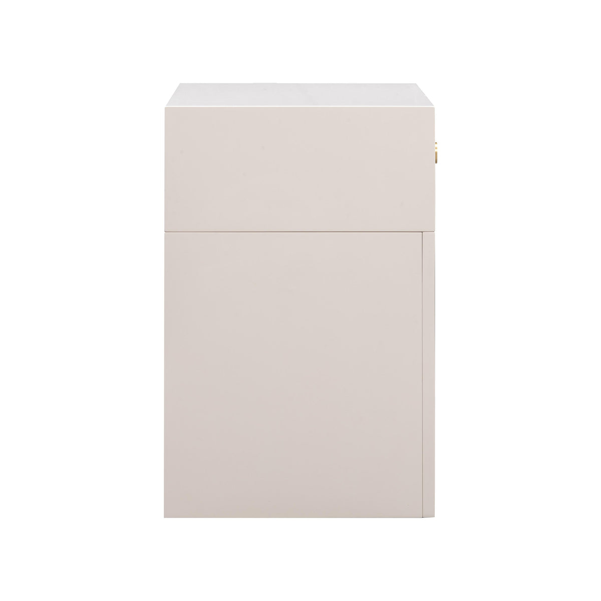 Suzie Cream & Rattan Nightstand - UK