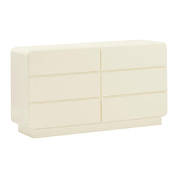 Sagura Cream 6-Drawer Dresser - UK
