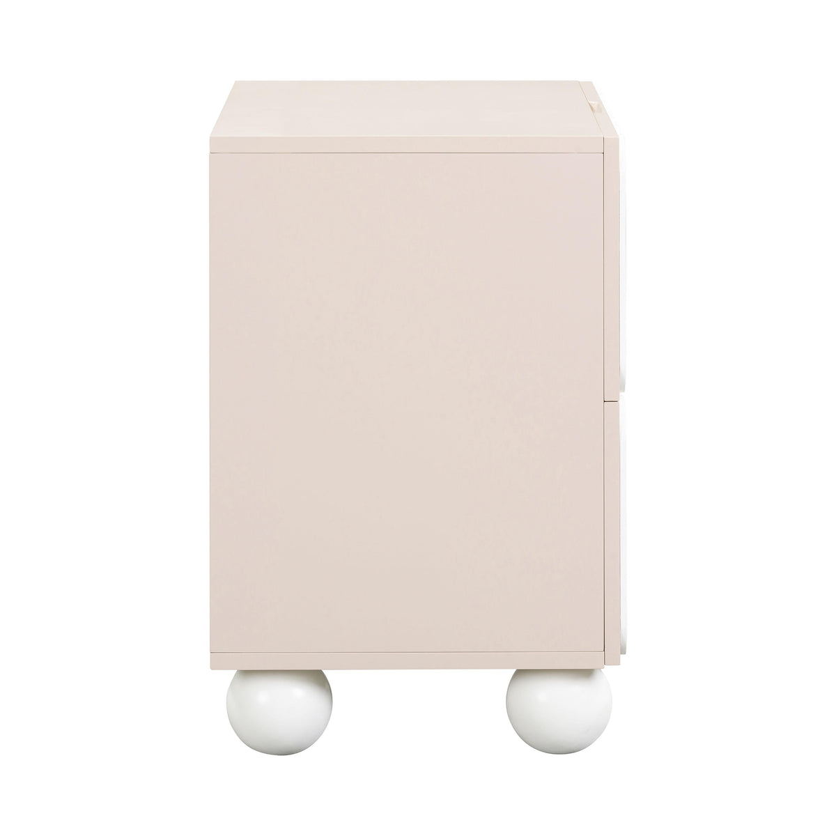 Tori Motif Taupe Nightstand - UK