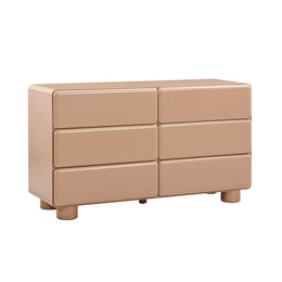Tammy Taupe 6-Drawer Dresser