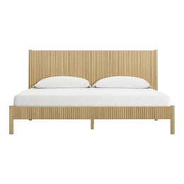 Tyla Natural Wood King Bed