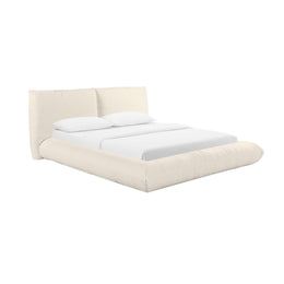 Romp Cream 100% Recycled Linen UK King Bed