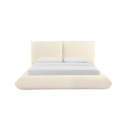 Romp Cream 100% Recycled Linen UK King Bed
