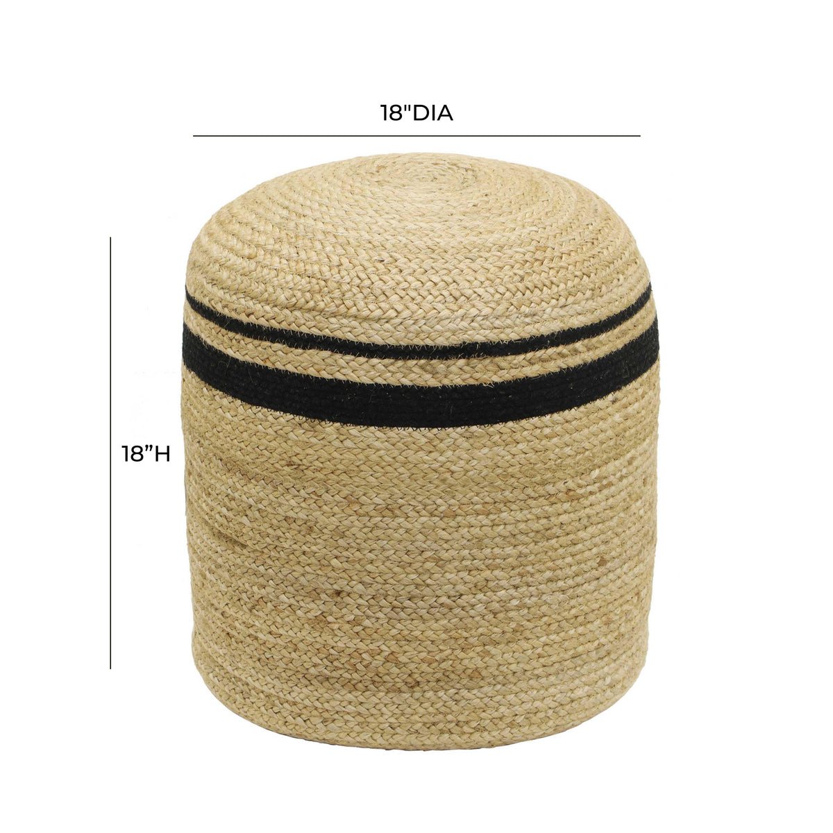 Emerge Round Pouf