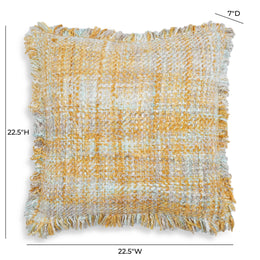 Frazzle Haystack Yellow Cushion