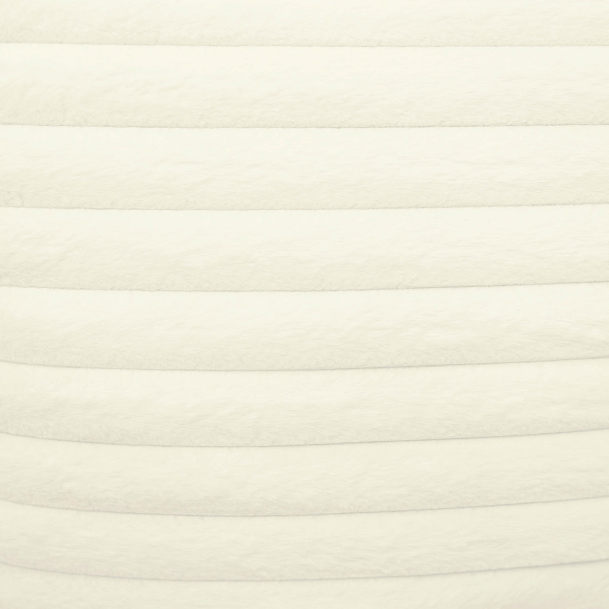Furry Cream Vegan Fur Square Accent Pillow