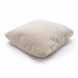 Tipsy Taupe Upcycled Chenille 20" x 20" Square Floppy Pillow
