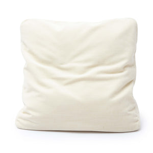 Tipsy Cream Chenille 20" x 20" Square Floppy Pillow