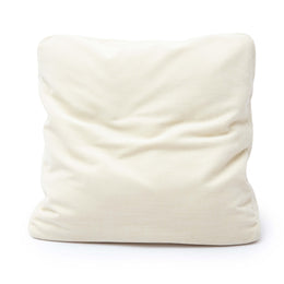 Tipsy Cream Chenille 24" x 24" Square Floppy Pillow
