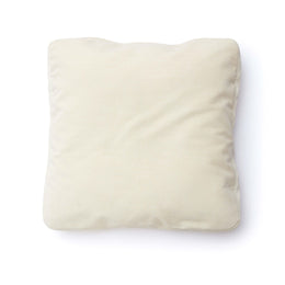 Tipsy Cream Chenille 24" x 24" Square Floppy Pillow