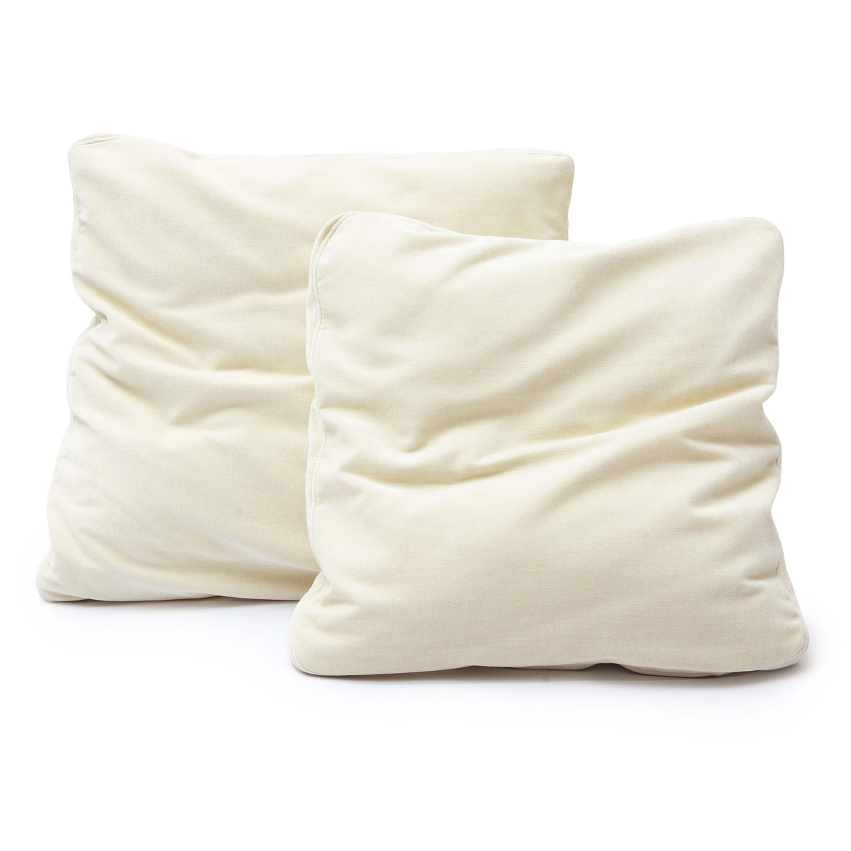 Tipsy Cream Chenille 24" x 24" Square Floppy Pillow
