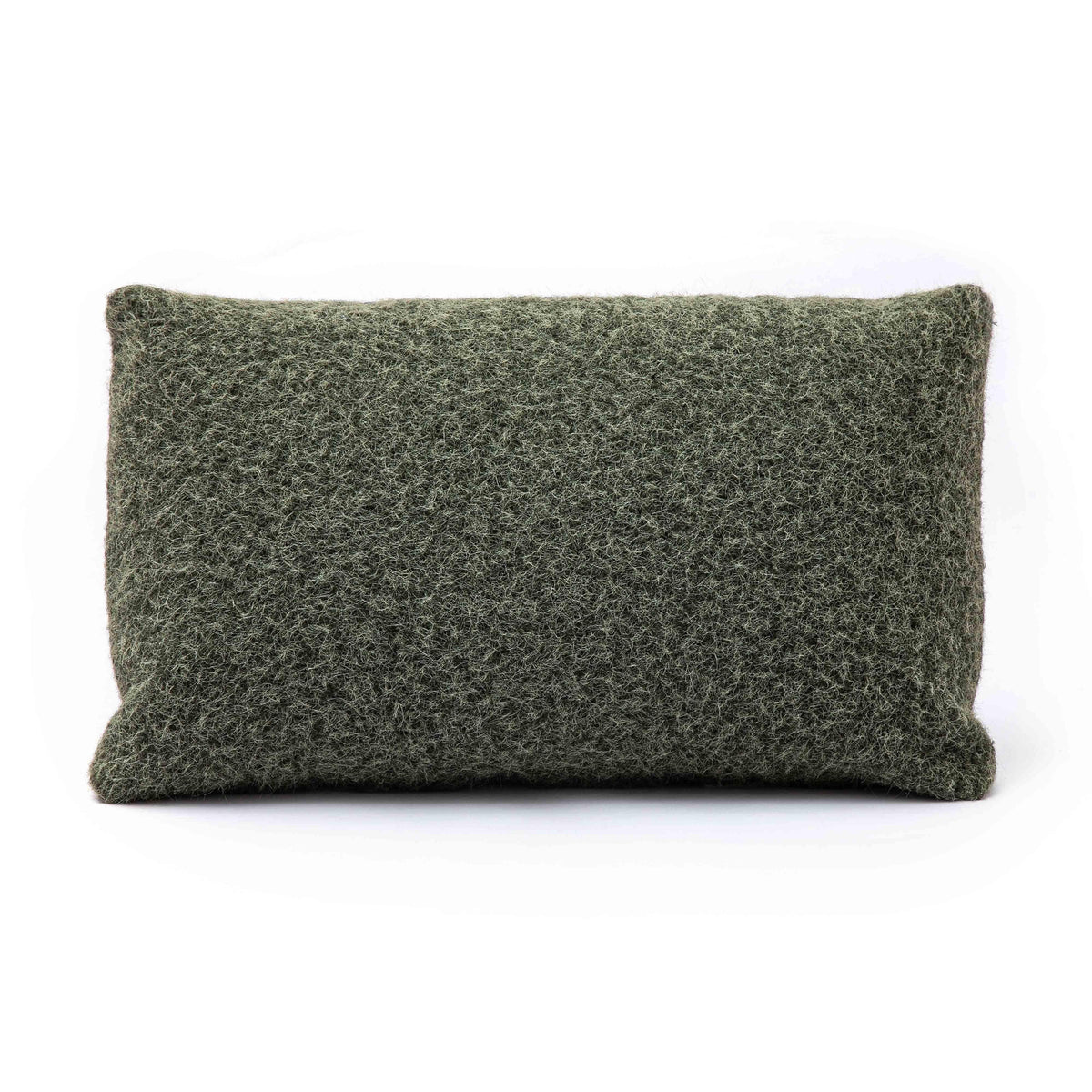 Malolo Green Long Mohair 20 x12 inch Rectangular Vegan-Down Pillow - COVER
