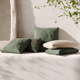Malolo Rose-Tan Long Mohair 20”x12" Rectangular Vegan-Down Pillow - COVER