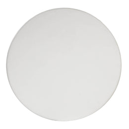 Elika White Faux Plaster Round Dining Table - UK