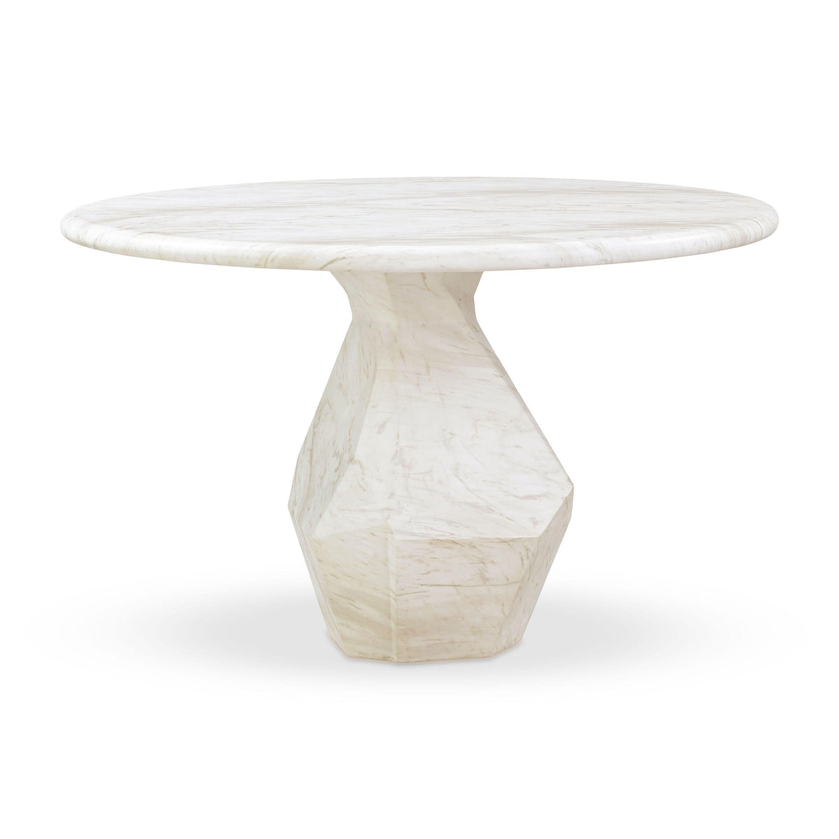 Esme Faux Marble 48" Round Dining Table