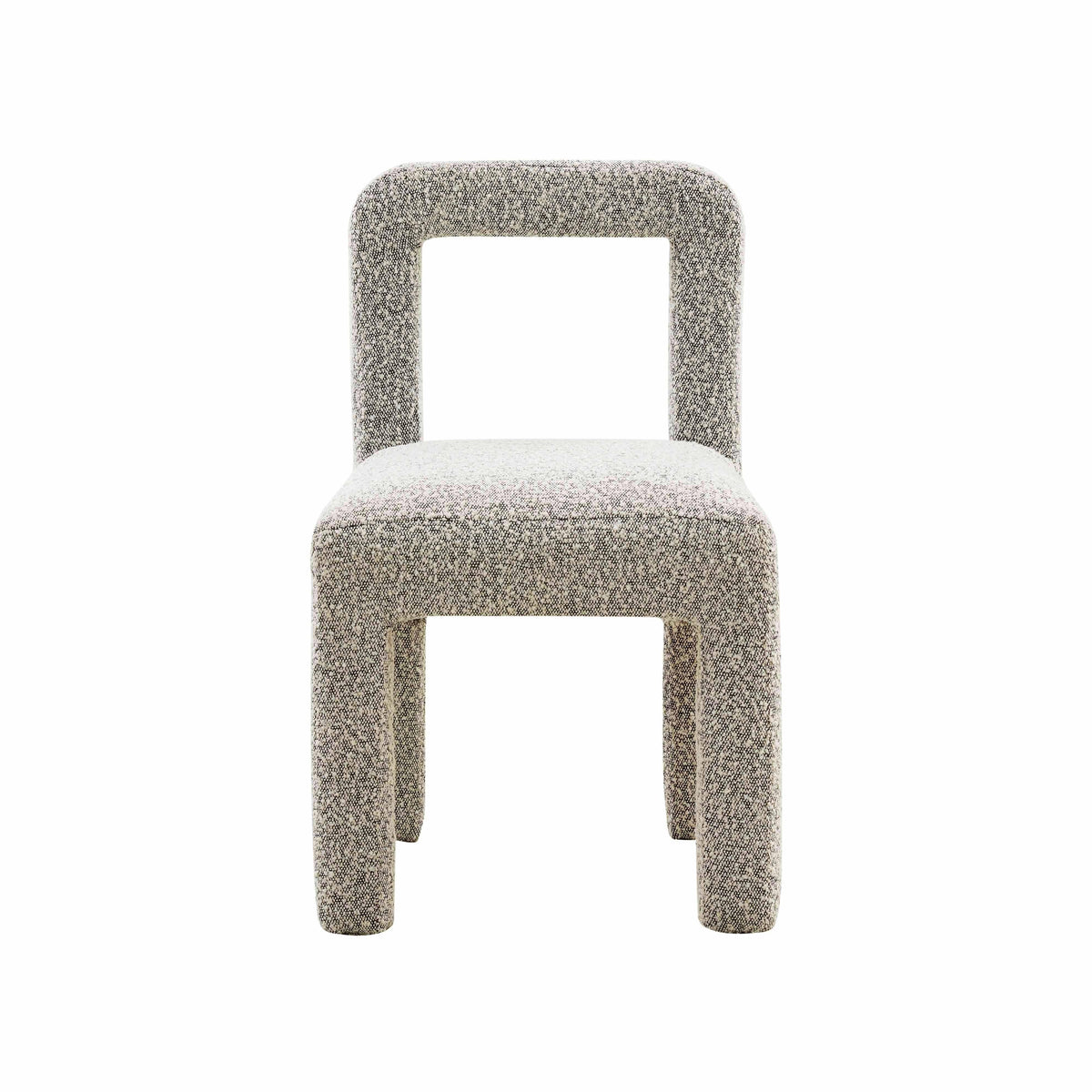 Hazel Grey Boucle Dining Chair - UK