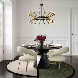 Rocco Cream Boucle Dining Chair - UK