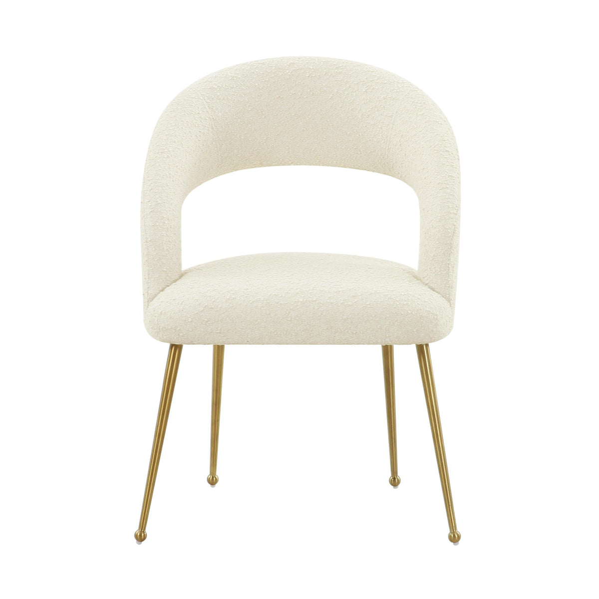 Rocco Cream Boucle Dining Chair - UK
