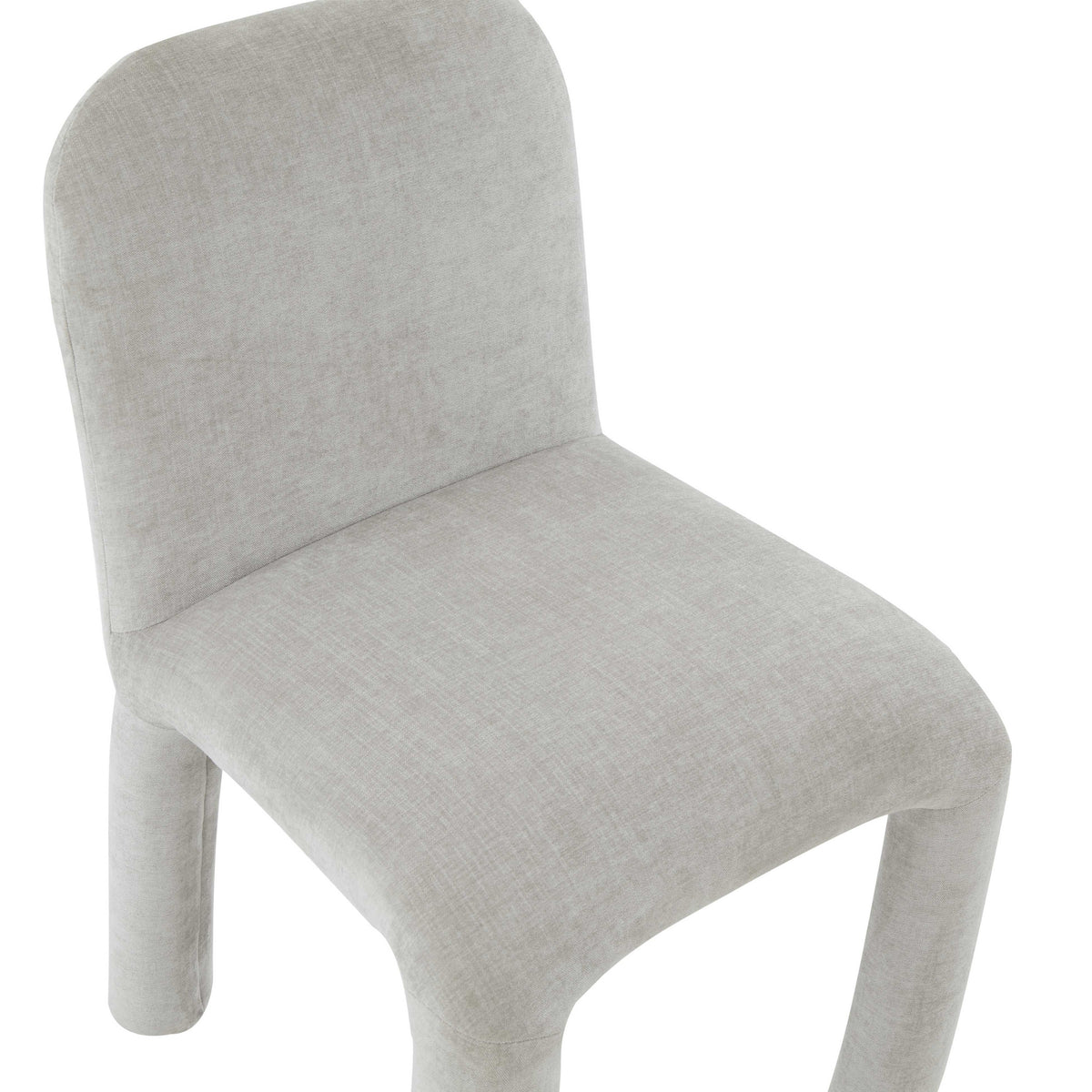 Georgia Light Grey Chenille Dining Chair - UK
