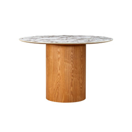 Tamara Marble Ceramic Round Dinette Table