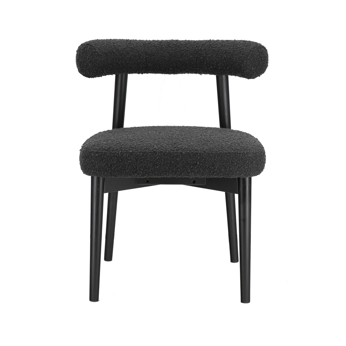Spara Black Boucle Side Chair - UK