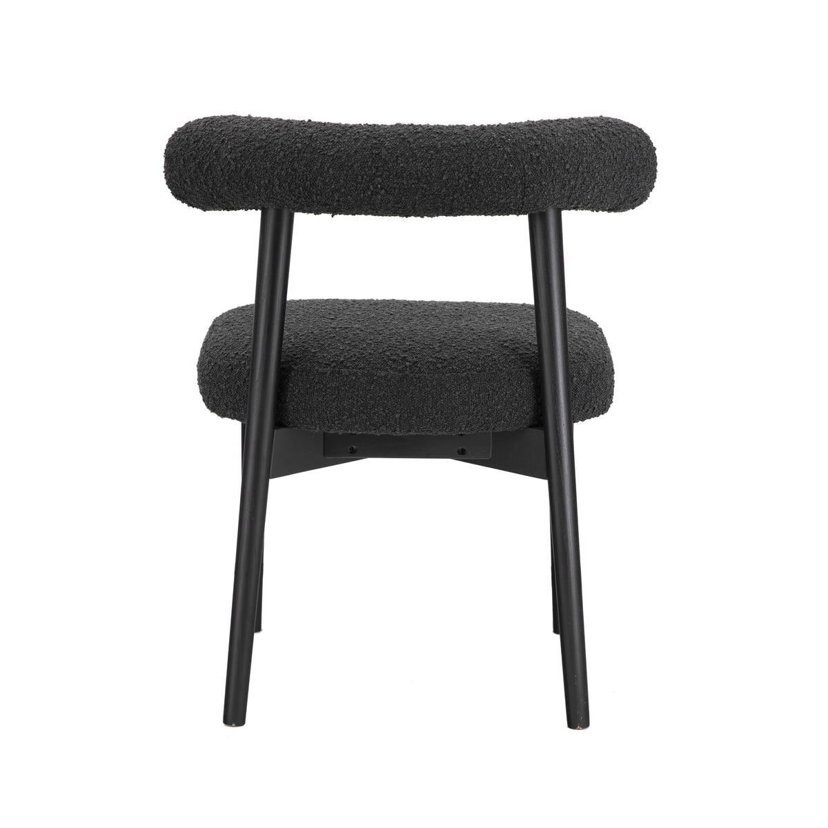 Spara Black Performance Boucle Side Chair