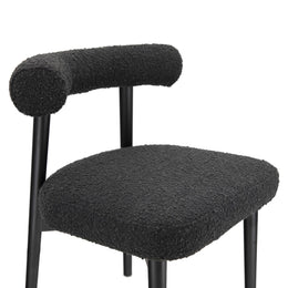 Spara Black Performance Boucle Side Chair