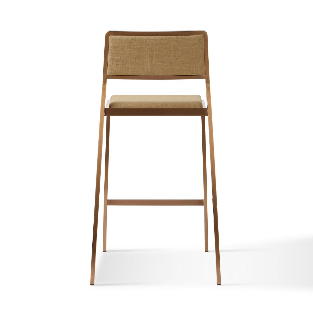 Gale Tan Basketweave Stackable Stool - Set of 2