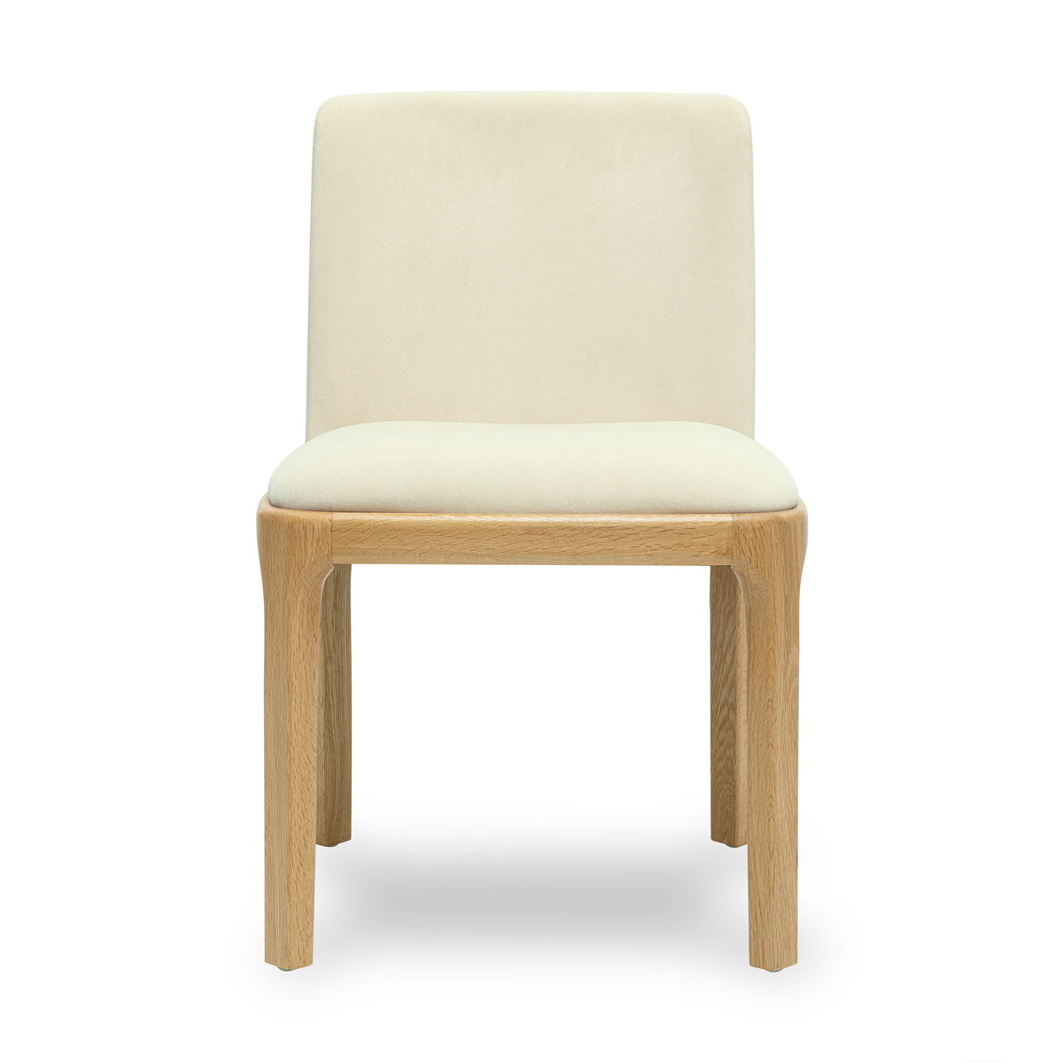 Rebecca Cream Performance Velvet Dining Chair