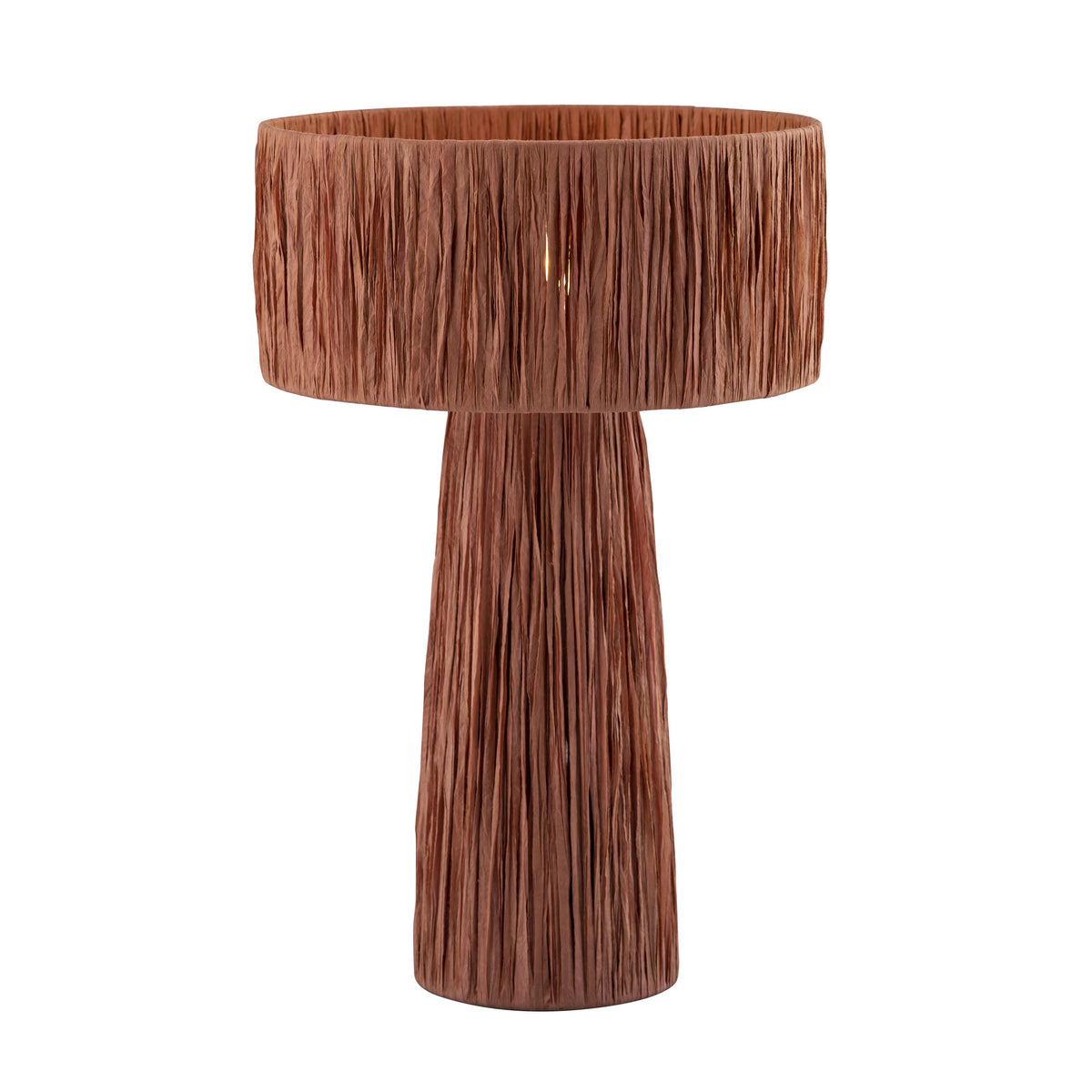 Shelby Raffia Brick Table Lamp
