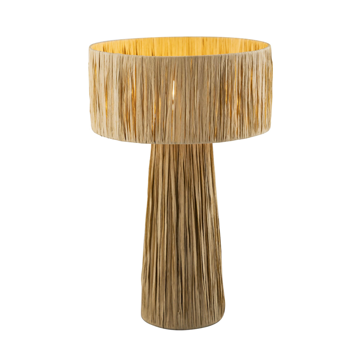 Shelby Raffia Natural Table Lamp