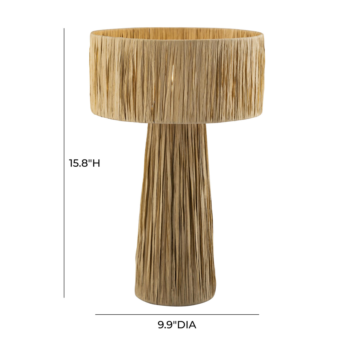 Shelby Raffia Natural Table Lamp