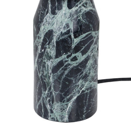Globe Malachite Green Marble Lamp