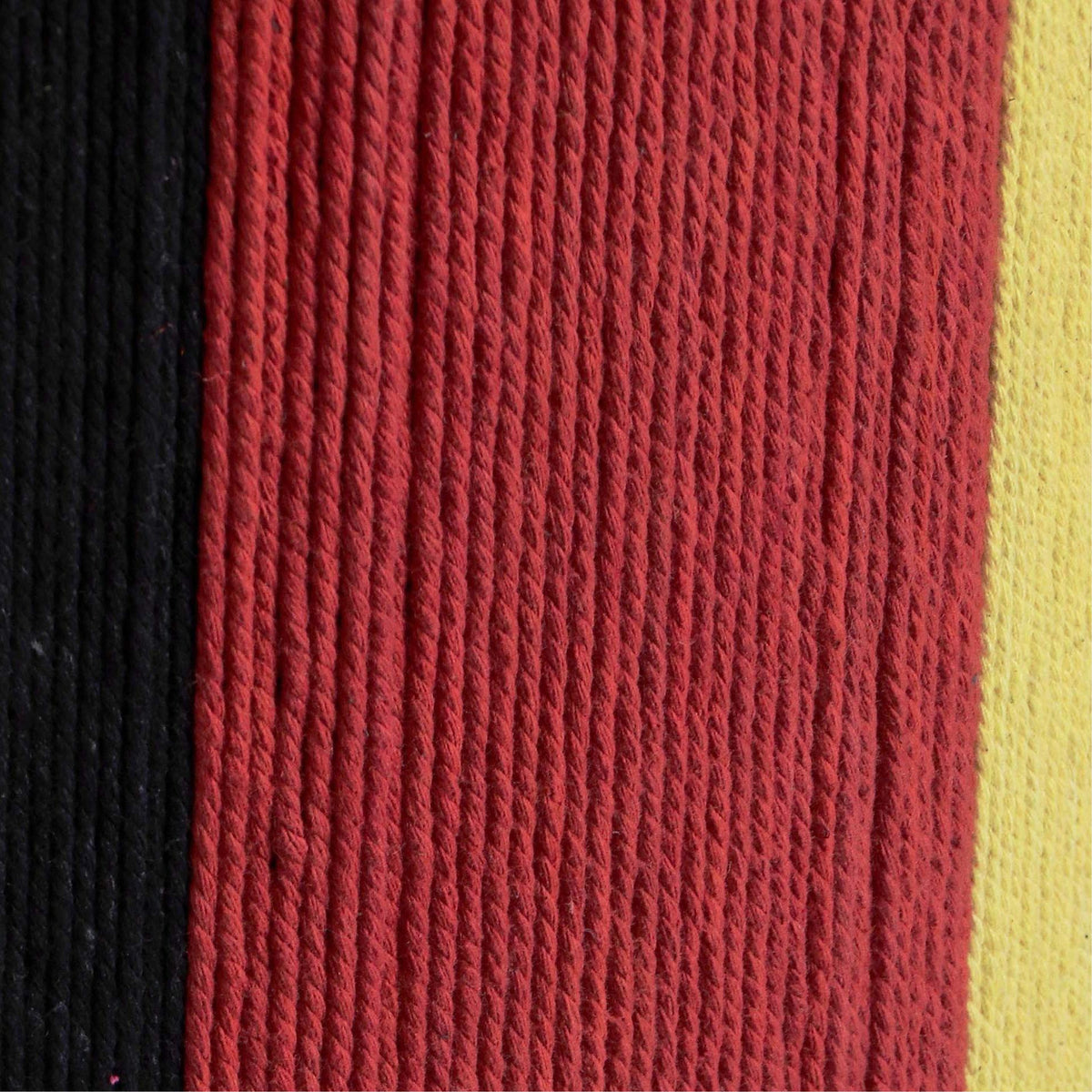 Guinevere Red and Yellow Striped Cotton Table Lamp