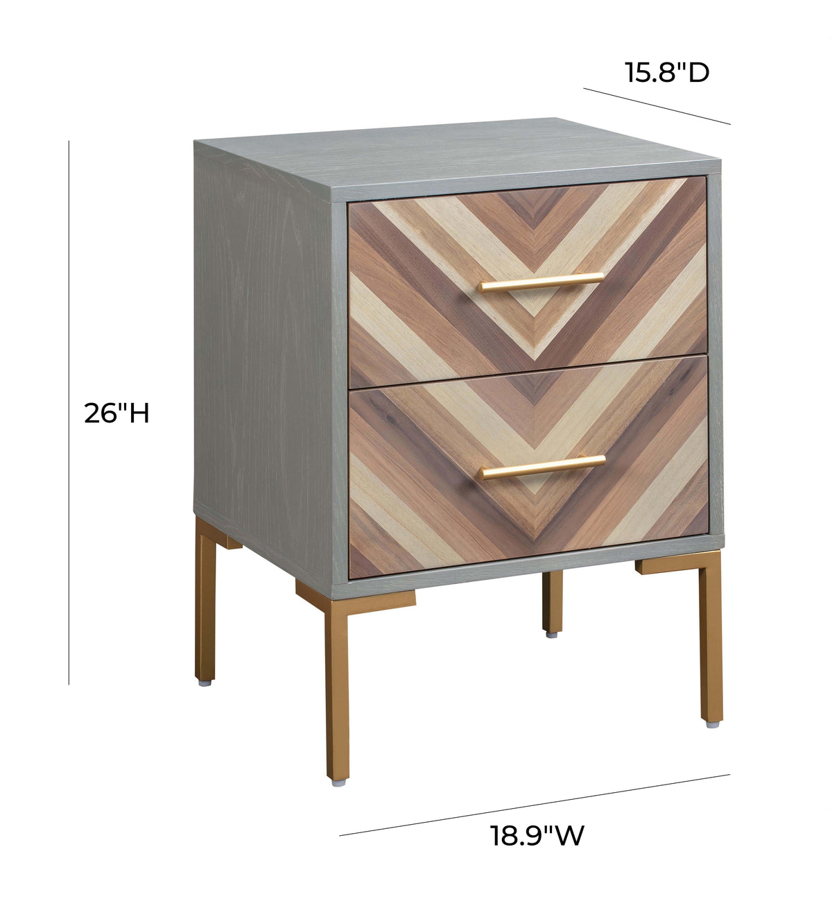 Quinn Grey Side Table