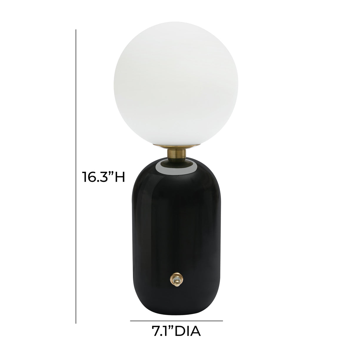 Liza Black Table Lamp